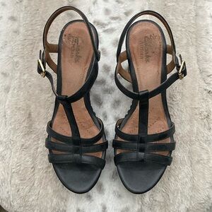 Clarks summer wedges